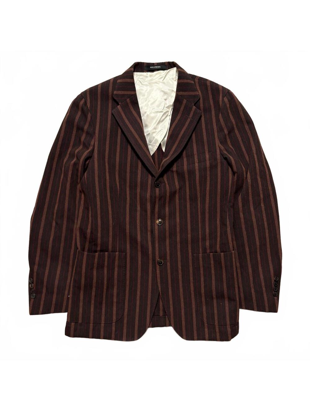 Todd Snyder Wool Blend Striped 3 Button Sport Coat Blazer Men's 40R Preppy